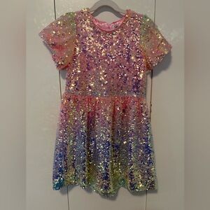 Lola + the boys- Pink Sequin Dress, size 10